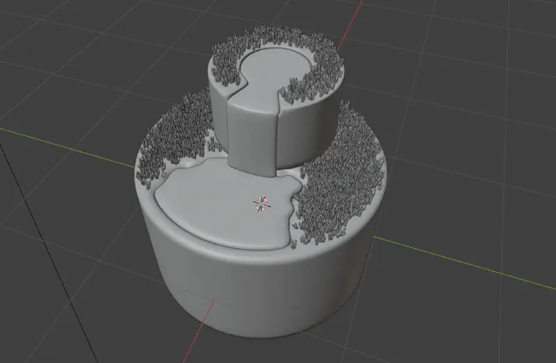 Le modeling du gâteau fini pour le gros