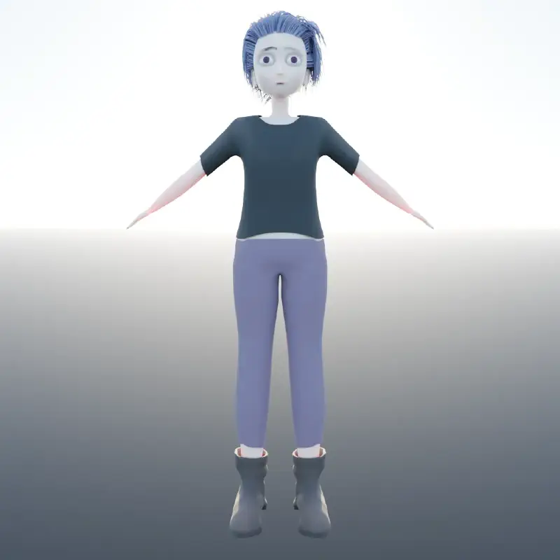 Final rendering of my character